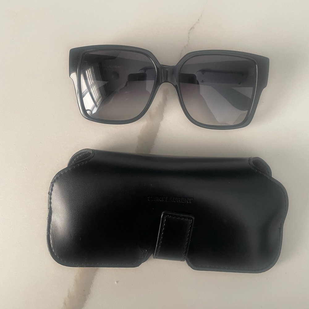YSL black square sunglasses